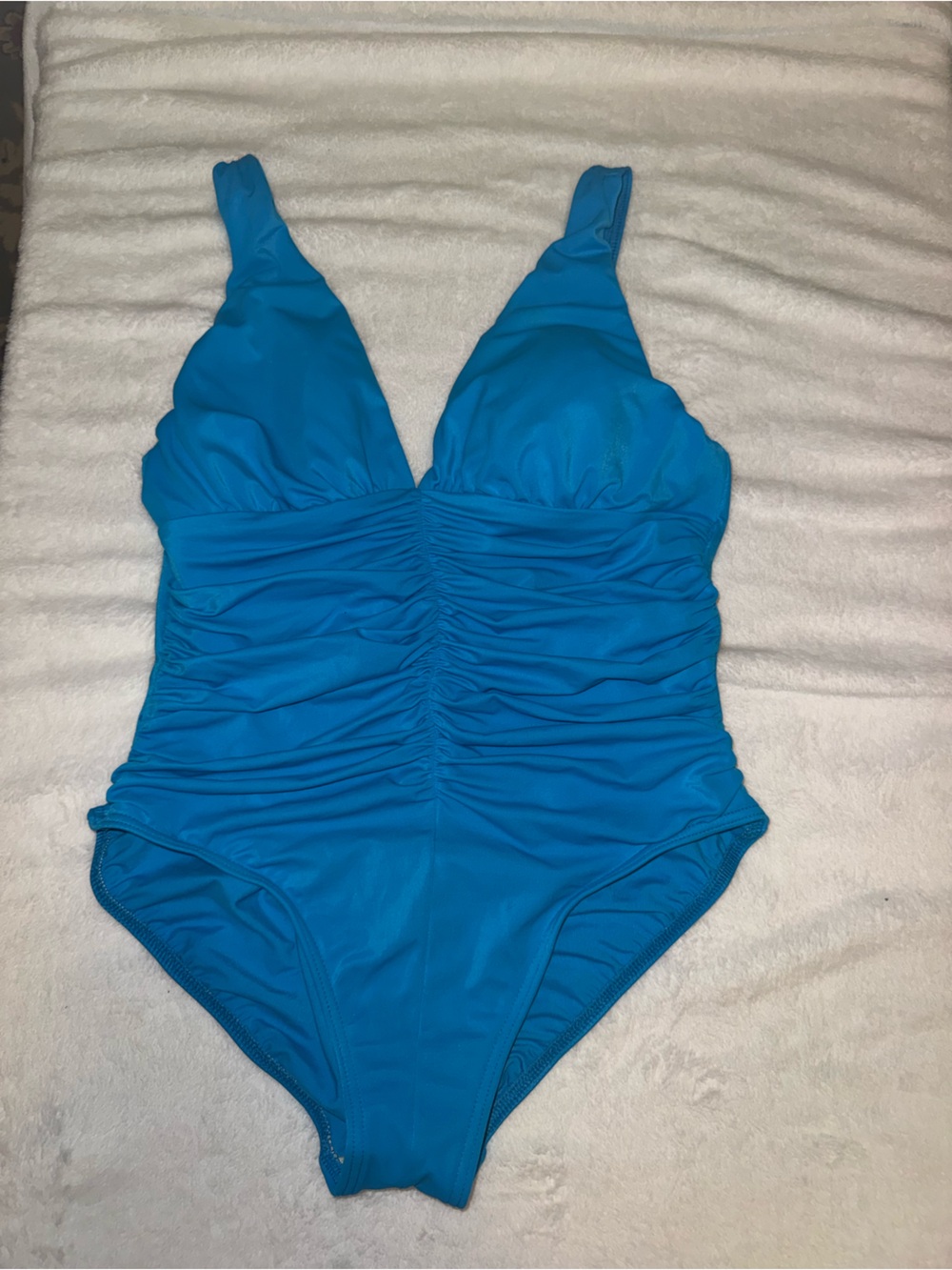 Miraclesuit Bright Turquoise Blue One-Piece Swimsuit